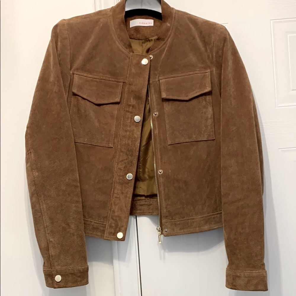 Tan Suede Jacket size S